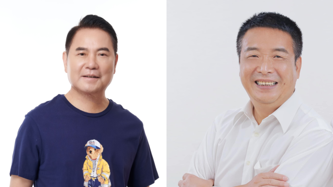 無黨籍苗栗縣長候選人鍾東錦(左)、民進黨苗栗縣長候選人徐定禎(右)。(合成圖/臉書)