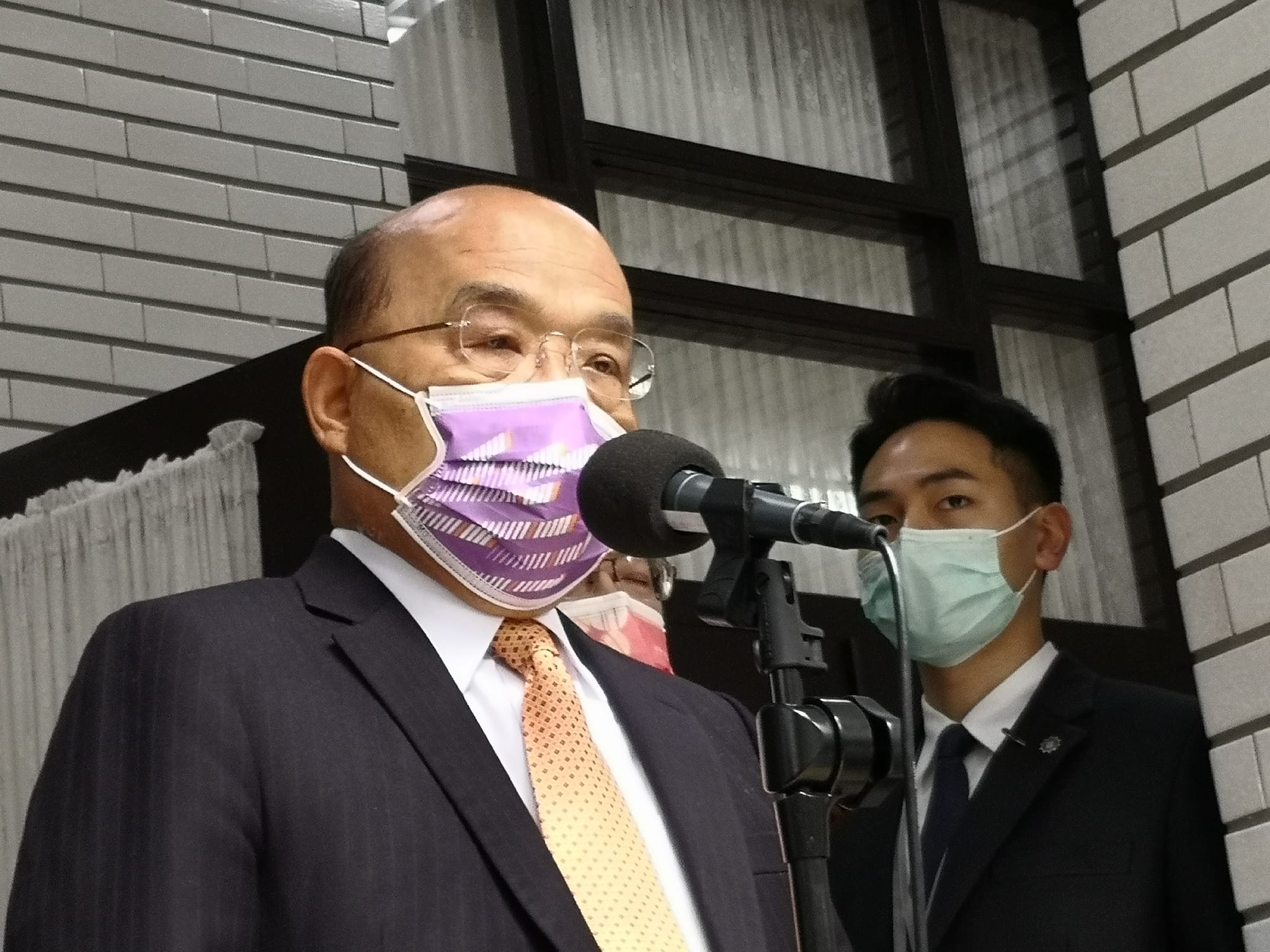行政院長蘇貞昌。(劉玉秋 攝）