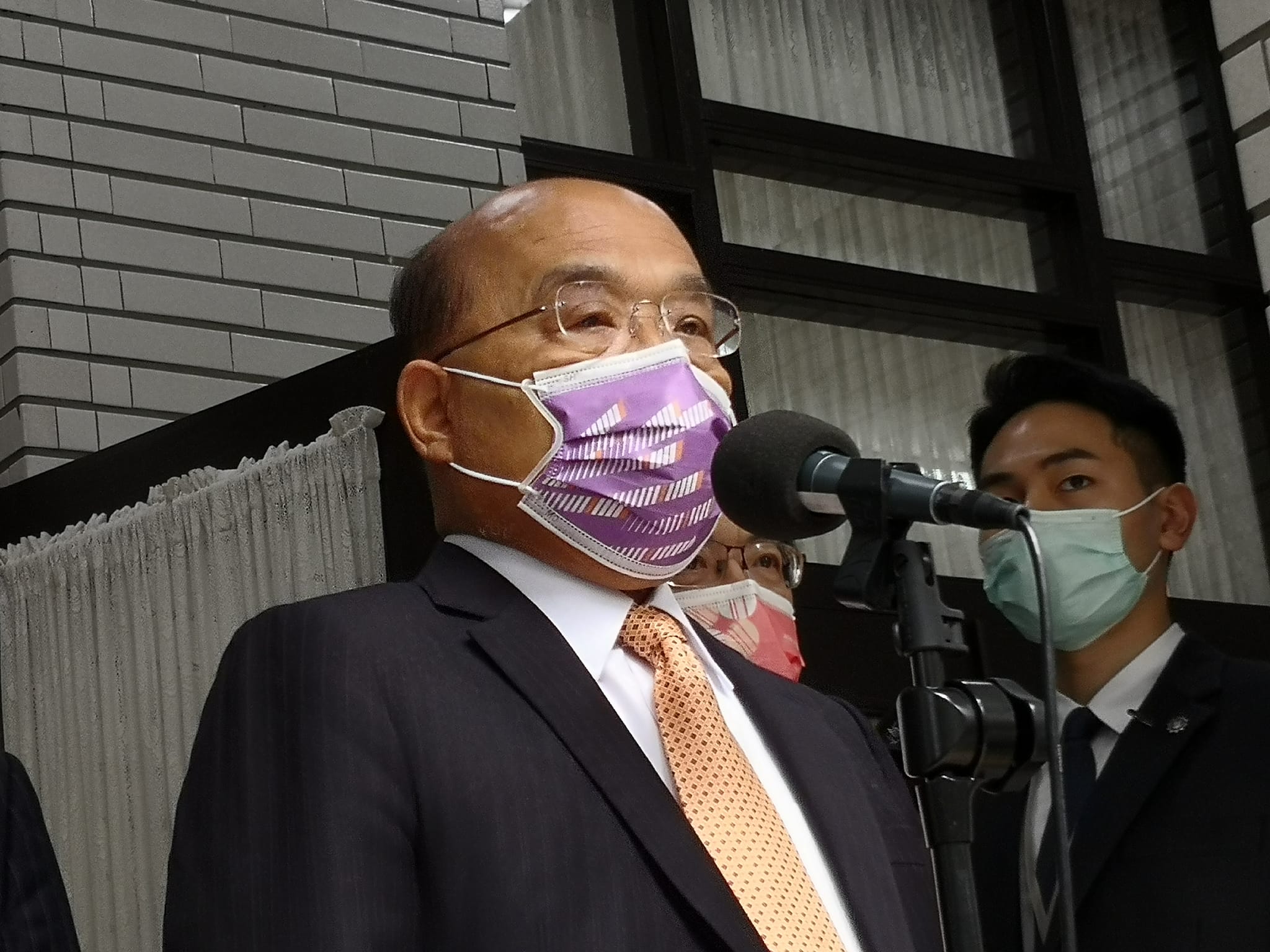 行政院長蘇貞昌。(劉玉秋 攝）