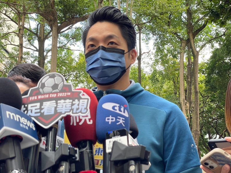 國民黨台北巿長參選人蔣萬安。 (圖：中央社)