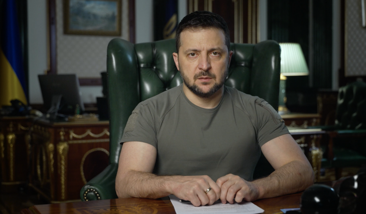 烏克蘭總統澤倫斯基(Volodymyr Zelenskiy)6日訪問烏克蘭東部頓內茨克(Donetsk)前線地區。(圖:president.gov.ua)