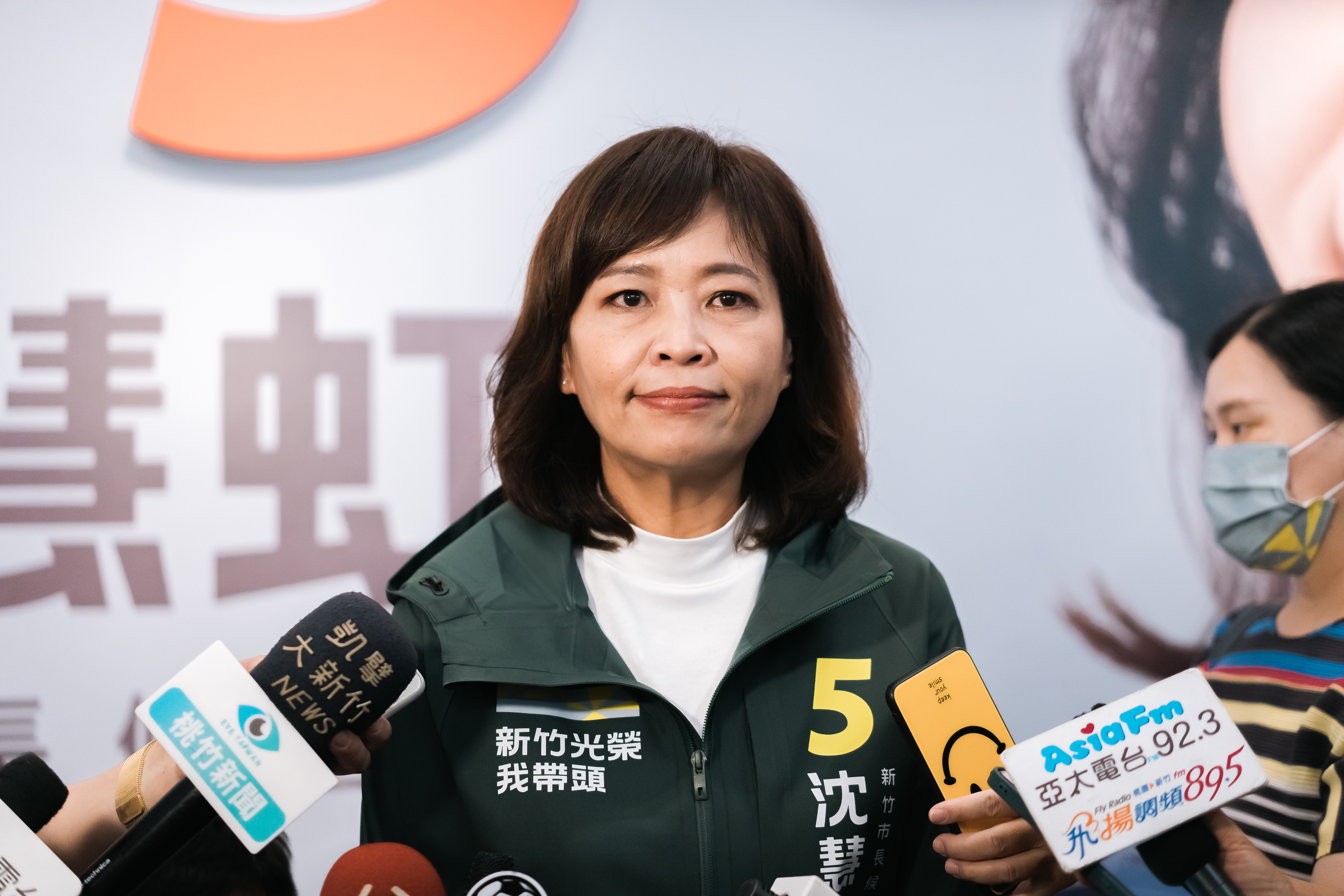 民進黨新竹市長候選人沈慧虹回應選戰議題。(資料照／沈慧虹競選辦公室提供)