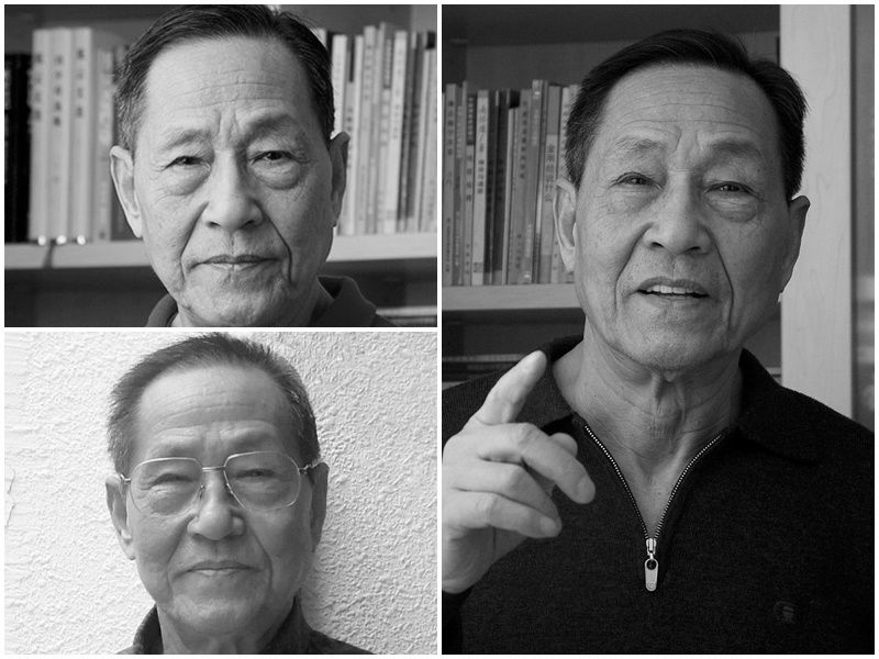 前中共總書記趙紫陽政治祕書鮑彤。合成圖。(推特)