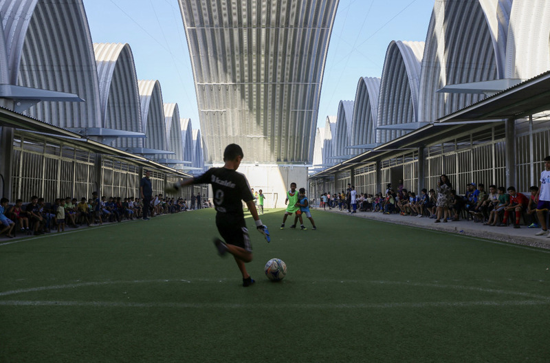 「台灣－雷伊漢勒世界公民中心」（簡稱台灣中心）為當地土耳其與敘利亞民眾提供多項服務，例如免費的兒童運動設施與相關教育訓練。（台灣中心提供）中央社記者鍾佑貞伊斯坦堡傳真 111年11月15日 (圖：中央社)