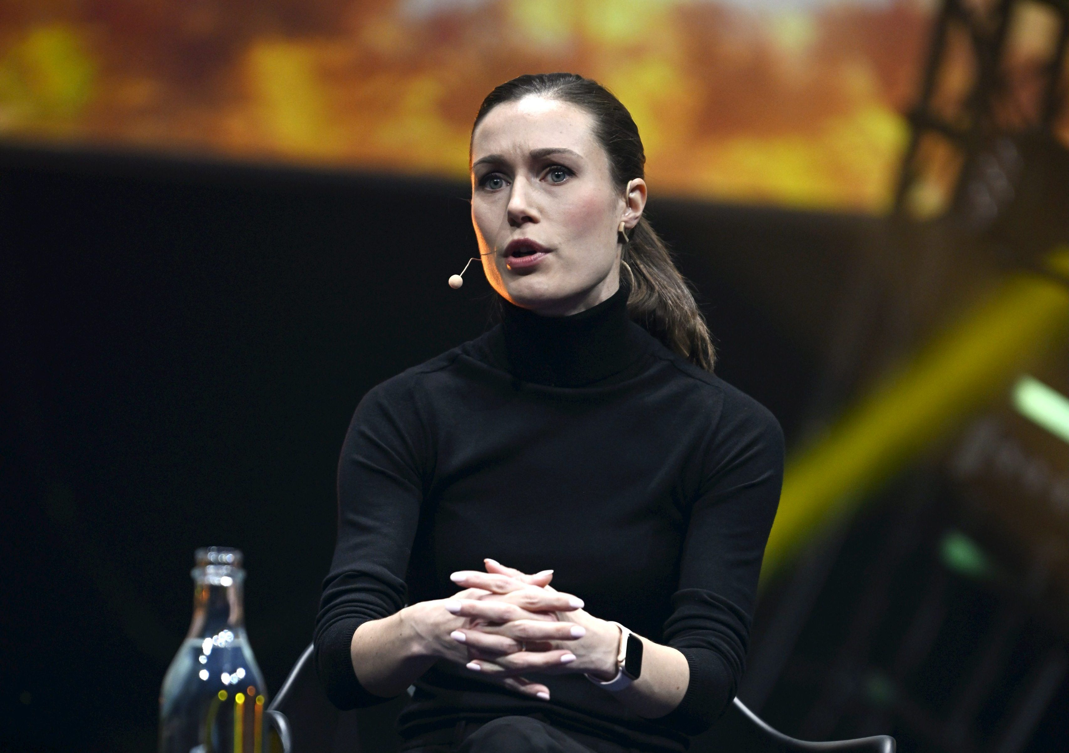 芬蘭總理馬林。 (AFP)