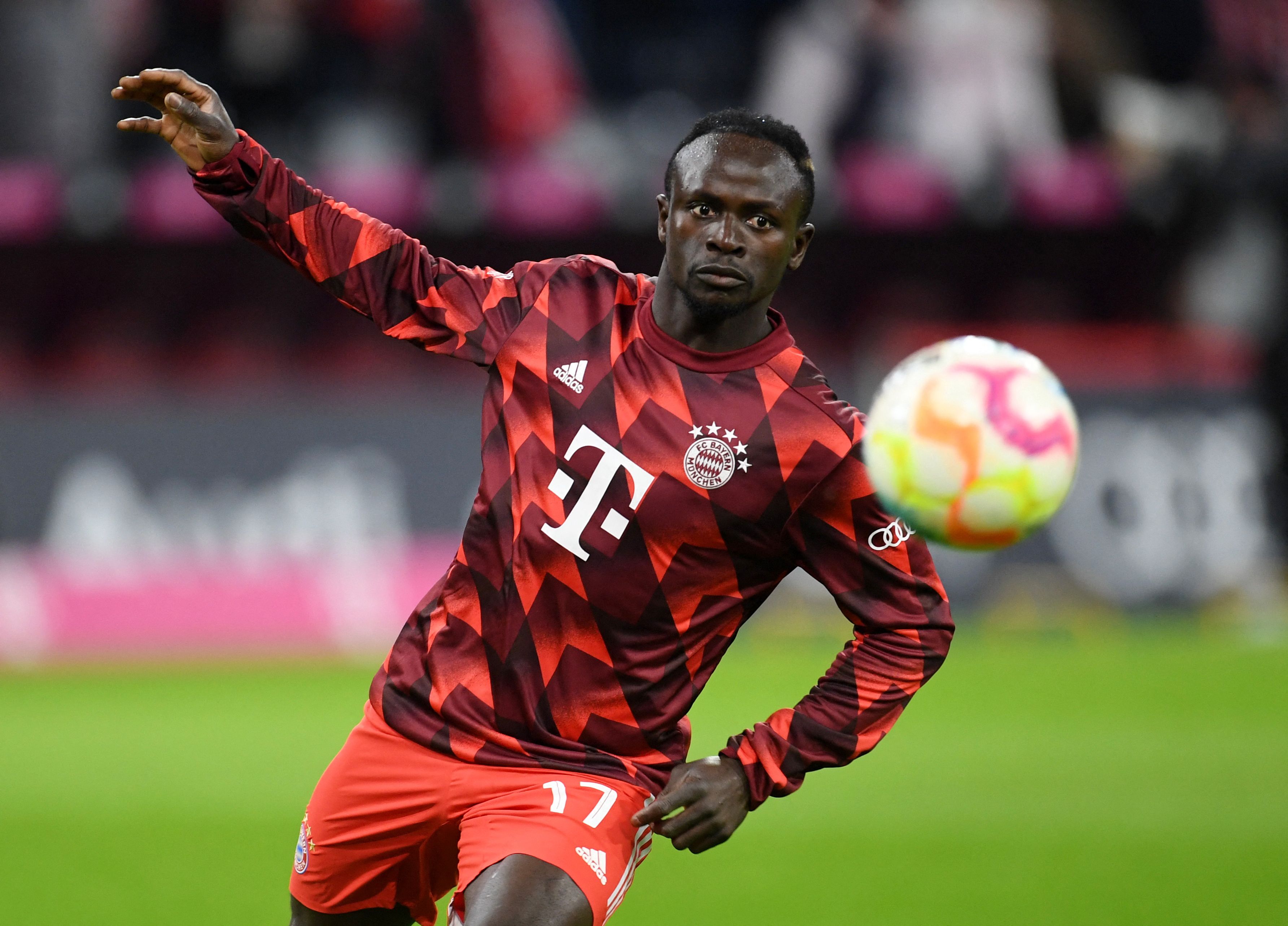 塞內加爾足球明星馬內(Sadio Mane)因傷無法參加2022年卡達世界盃、(路透社/達志影像)