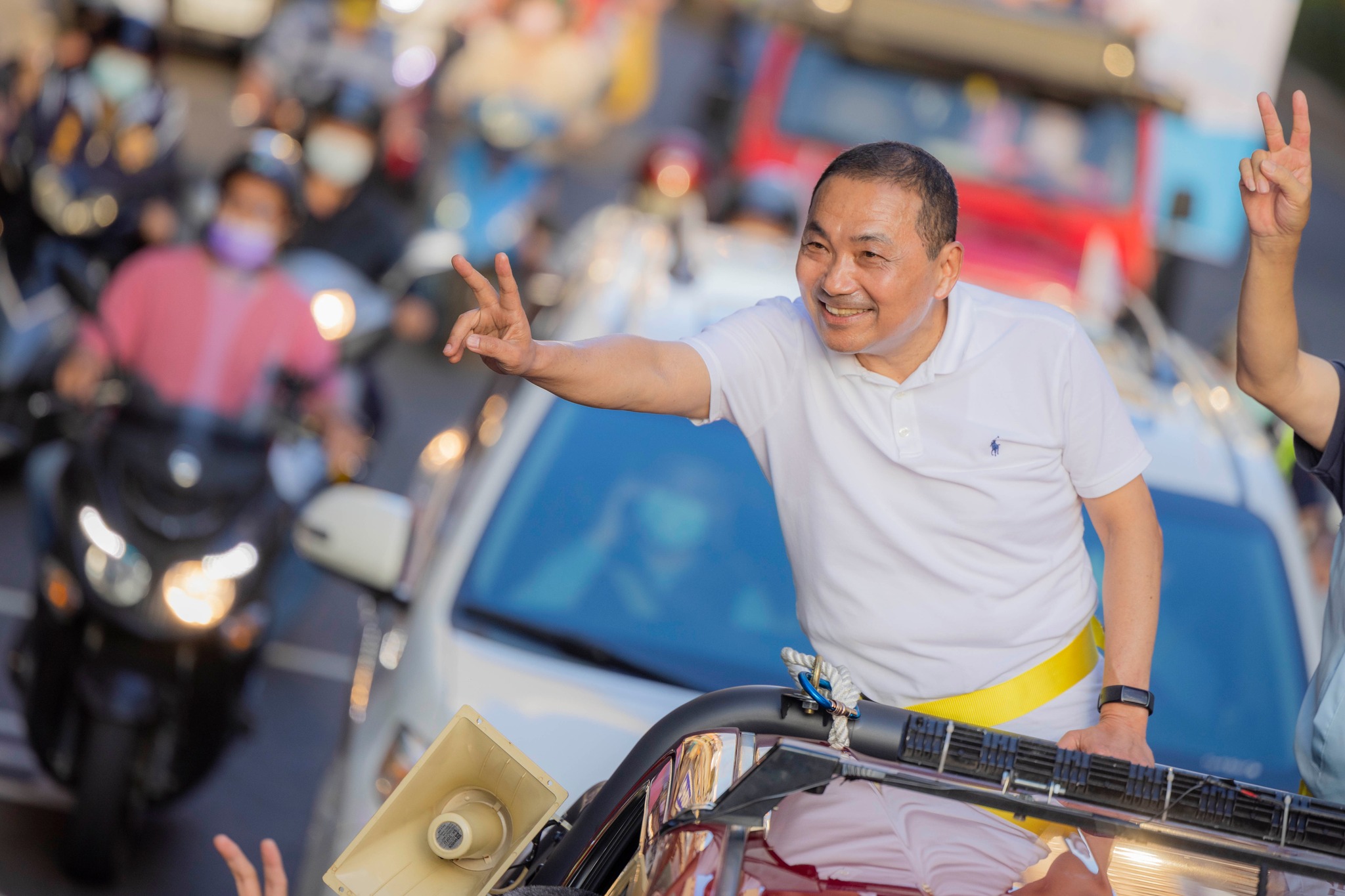 新北市長侯友宜表示，五股「夏綠地」、塭仔圳拆遷整治、捷運建設、120間公托，以及汙水下水道等建設，新北都全國第一。(圖擷自侯友宜臉書)