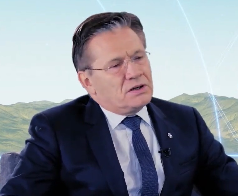 利哈喬夫警告，札波羅熱核電廠在周末再次遭到砲擊後，有發生核事故的風險。(圖擷自YouTube)