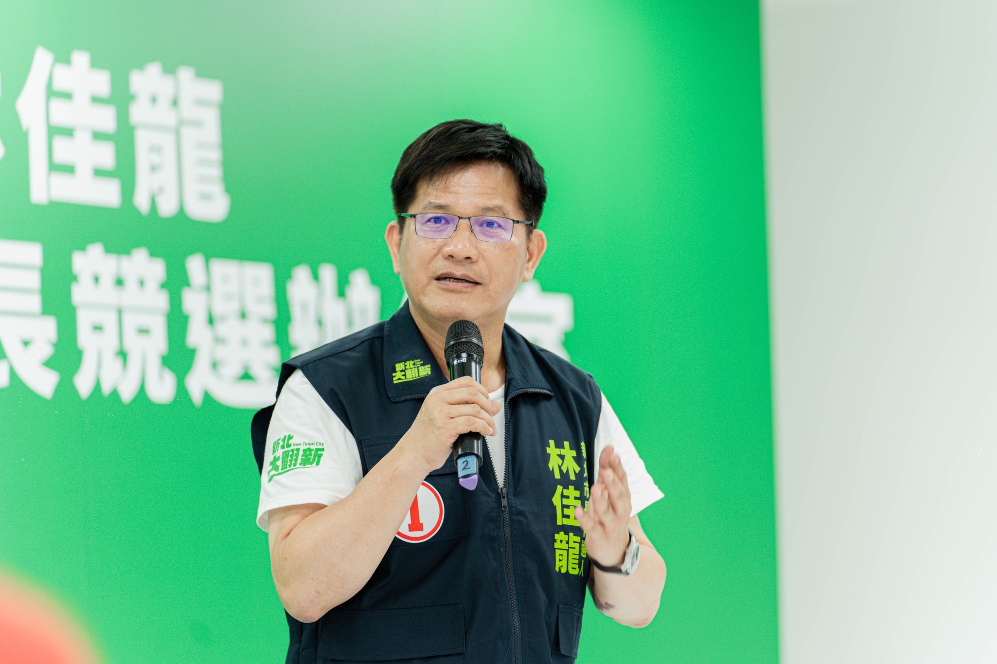 民進黨新北市長候選人林佳龍指出，新北建設「四大皆空」，缺乏成為國際都會的硬體建設。(圖：林佳龍臉書)