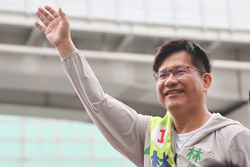 民進黨新北市長候選人林佳龍。(圖：中央社)