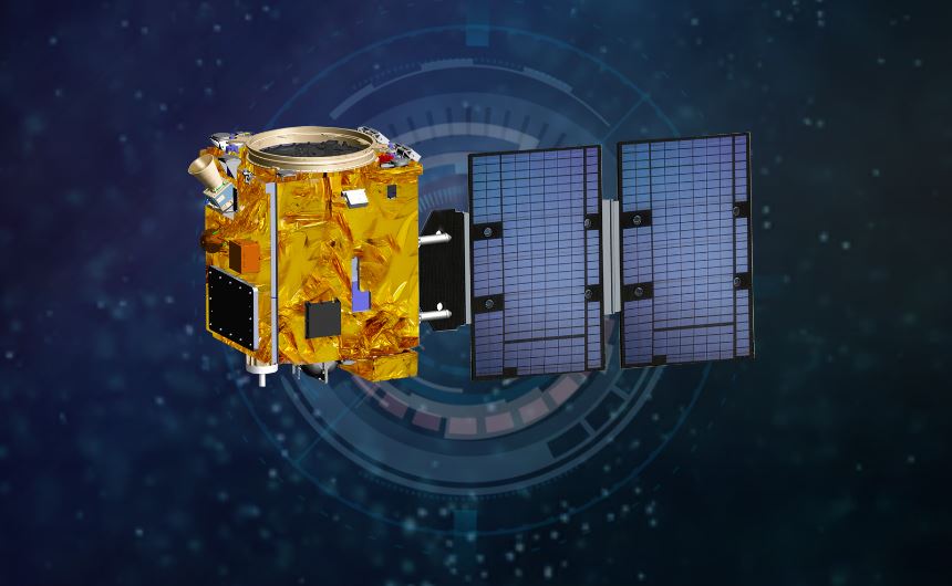 台灣首顆自製氣象衛星獵風者順利升空。(資料照片/國家太空中心官網)