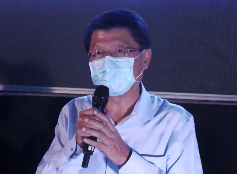 國民黨台南市長候選人謝龍介26日晚間宣布敗選。(圖擷自謝龍介臉書)