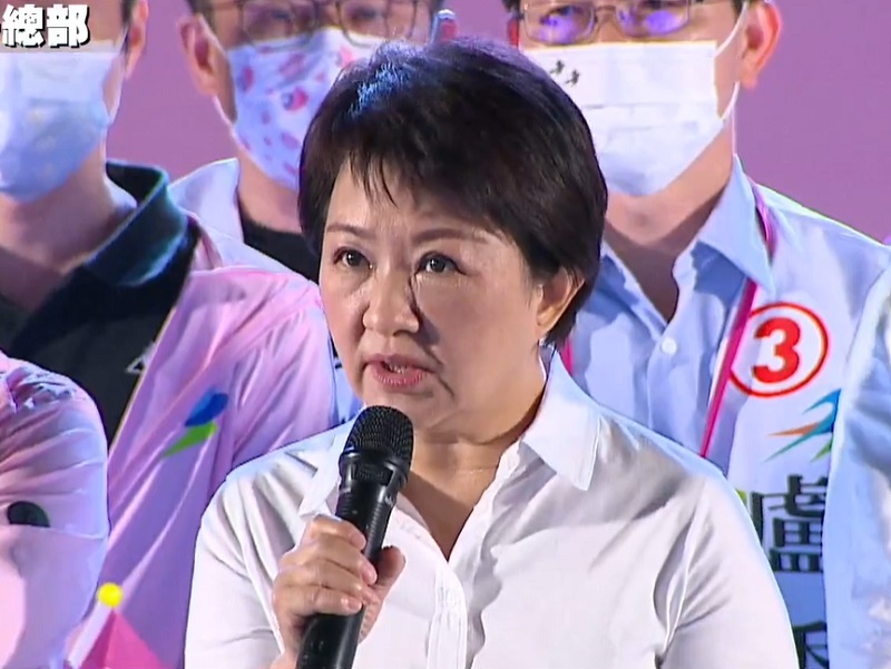 台中市長盧秀燕26日連任成功。(圖擷自盧秀燕臉書)