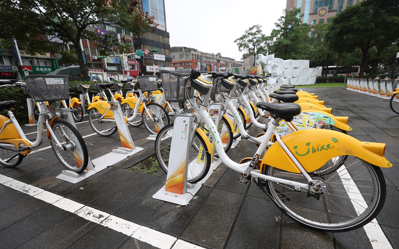 台北市YouBike (資料照片/中央社)