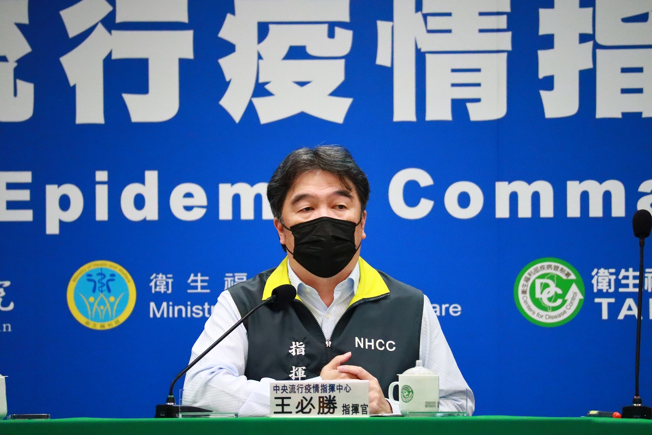 中央流行疫情指揮中心指揮官王必勝。(指揮中心提供)