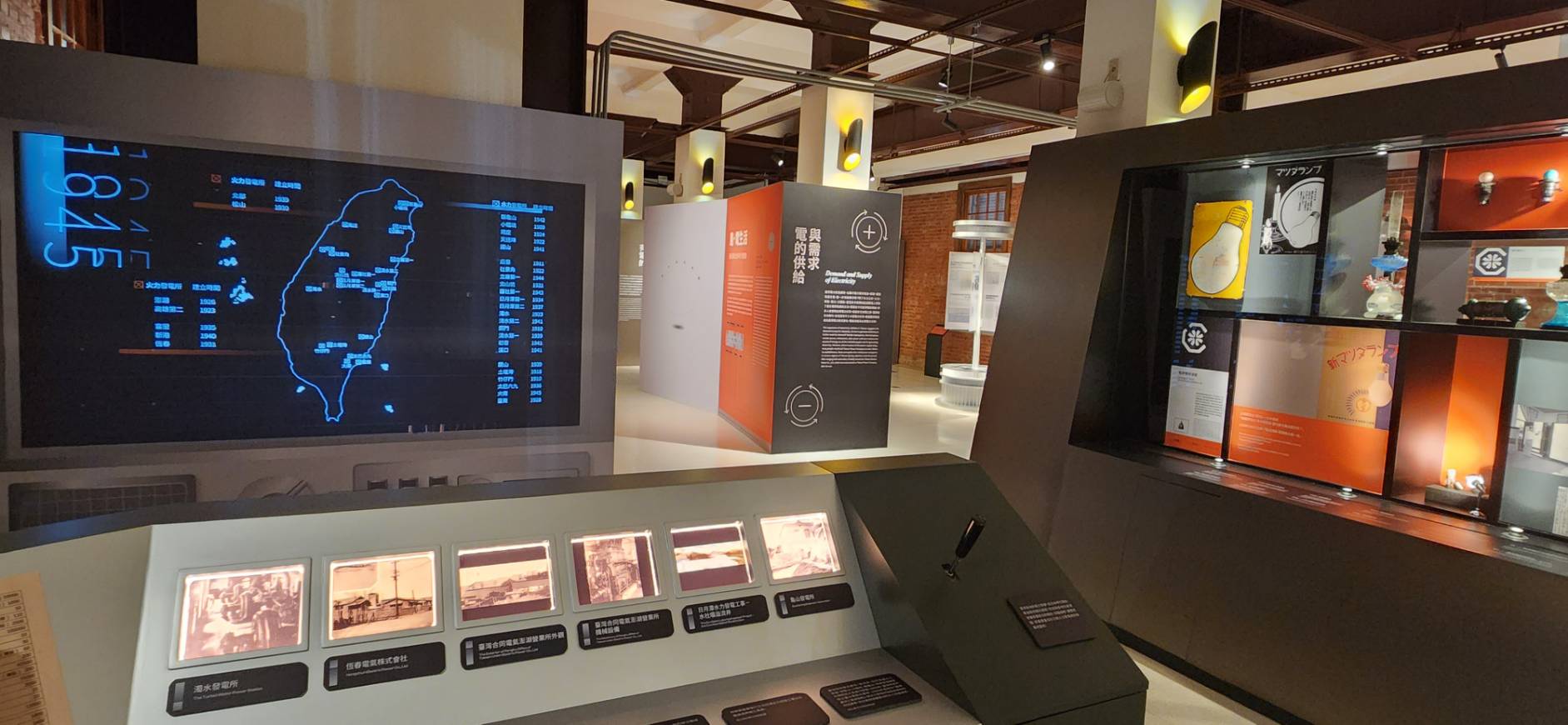 國立台灣博物館南門館即日起推出「島・電生活－台灣電力的時代樣貌」特展，以「電力與文明」為主題，常民視角，介紹台灣進入電力文時代的不同階段文明發展樣貌。(江昭倫 攝)