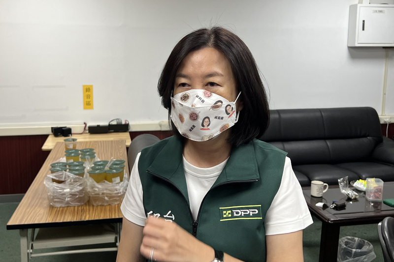 民進黨台南市議會黨團推舉市議員邱莉莉角逐下屆議長。 (圖：中央社)