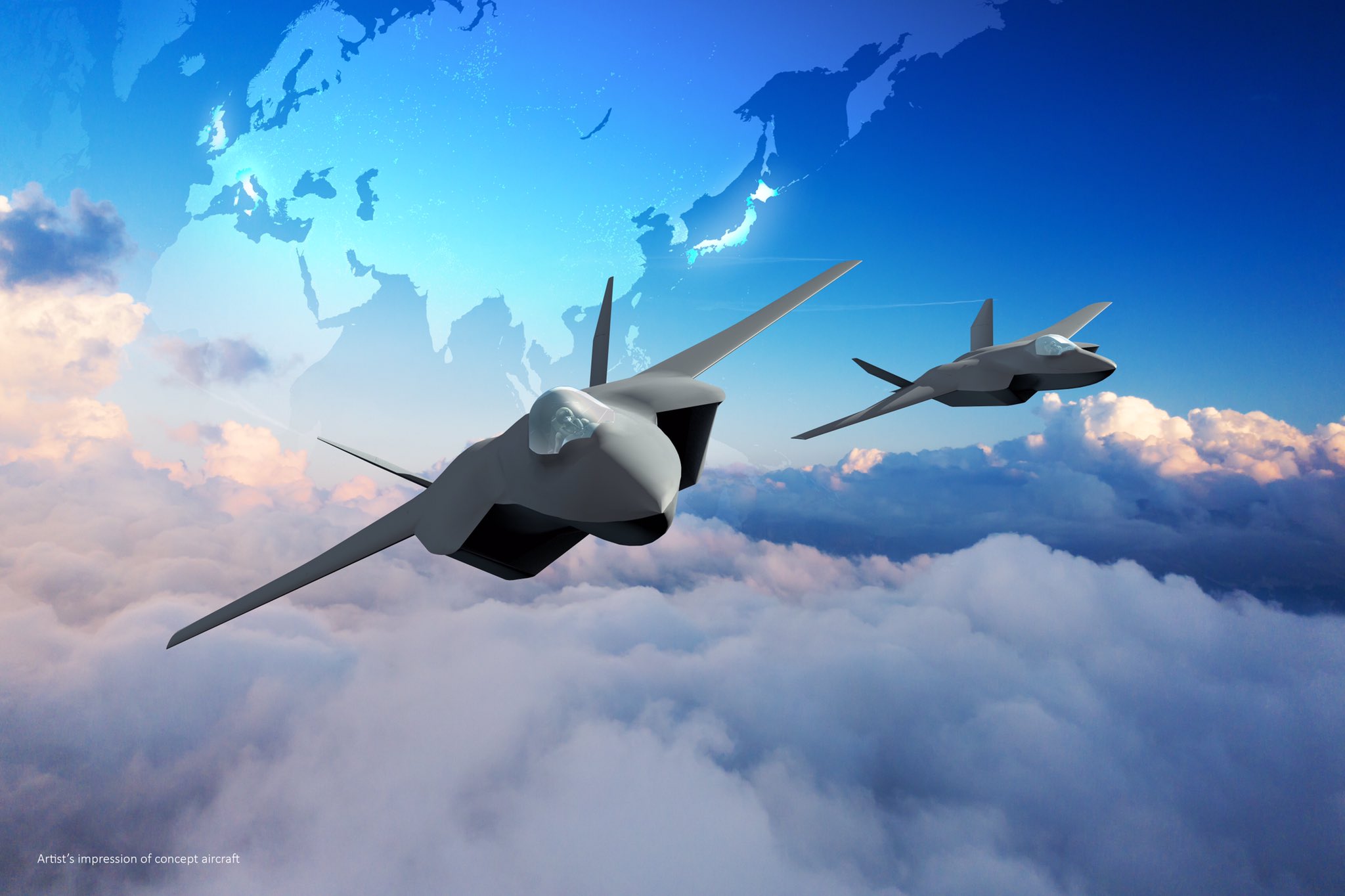 日本、英國和義大利今天(9日)宣布，將共同開發下一代戰鬥機。(示意圖/ModJapan_jp Twitter)