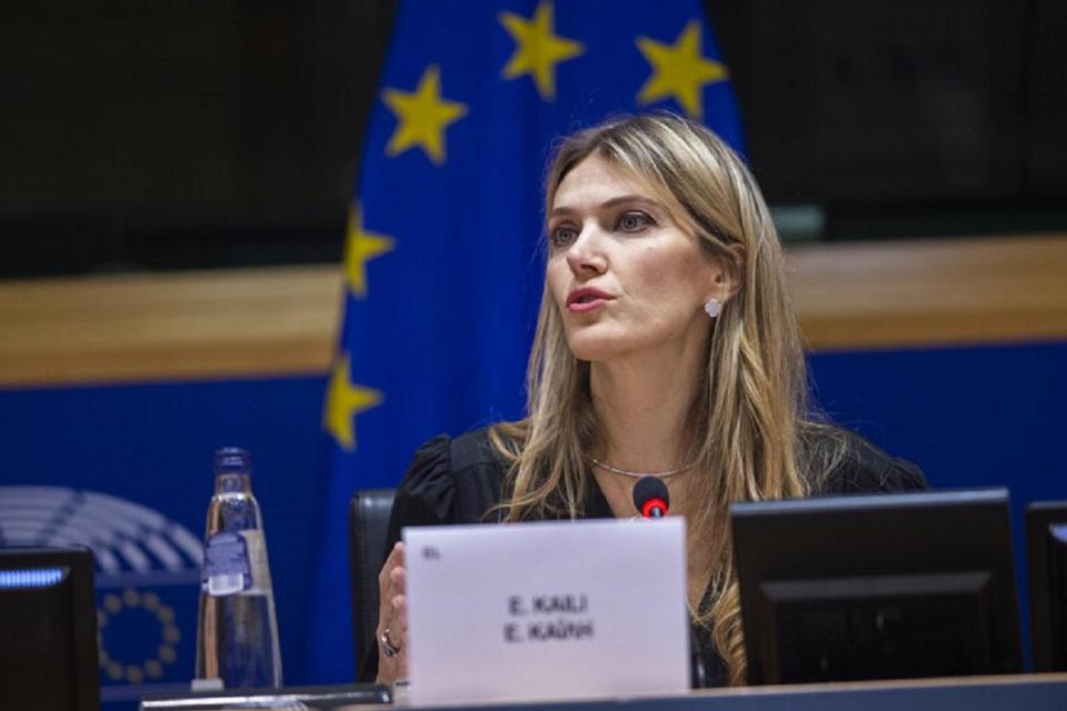 歐洲議會副議長凱利（Eva Kaili）。 (圖:歐洲議會)