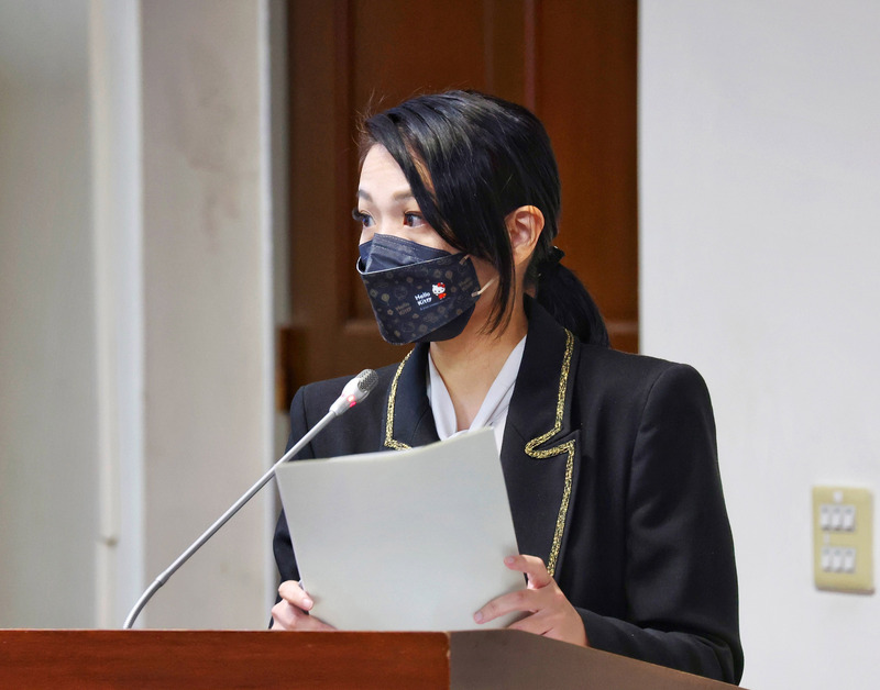 新竹市長當選人高虹安(圖)國會辦公室疑遭搜索。資料畫面。 (圖：中央社)