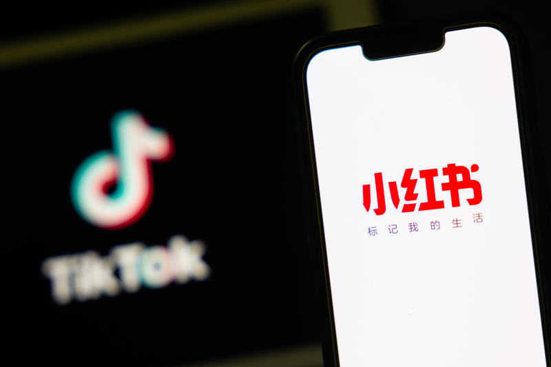 小紅書成TiktTok第二？恐面臨美國嚴格資安檢驗 (圖：中央社)