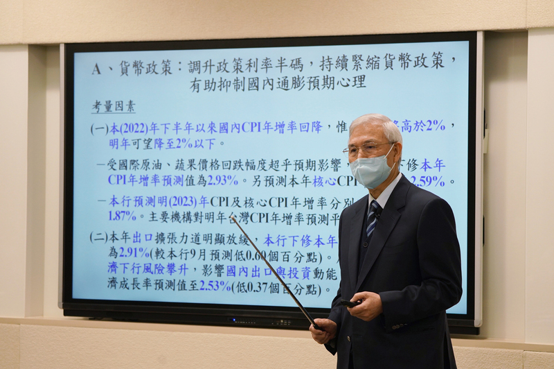 央行總裁楊金龍15日強調，房市不能一次打趴，且目前對於房市的信用管制措施，將比貨幣緊縮政策維持更長時間。(圖：中央社)