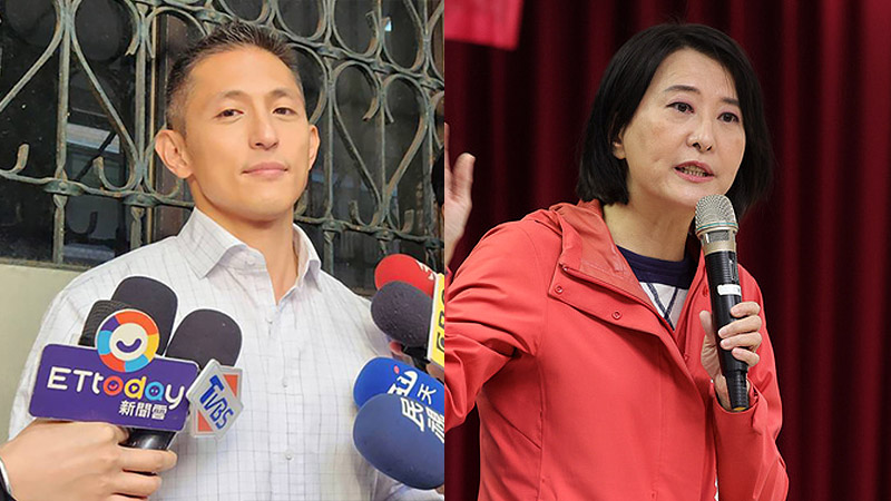 台北市第三選區立委補選陷入「政見」之爭。圖左為民進黨參選人吳怡農、圖右為國民黨參選人王鴻薇。(資料合成照/圖:中央社)