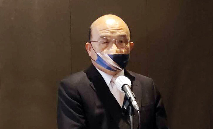 行政院長蘇貞昌18日表示，內閣如何調整他跟蔡英文總統都有討論，19日就會知道結果。(資料照/王韋婷 攝)