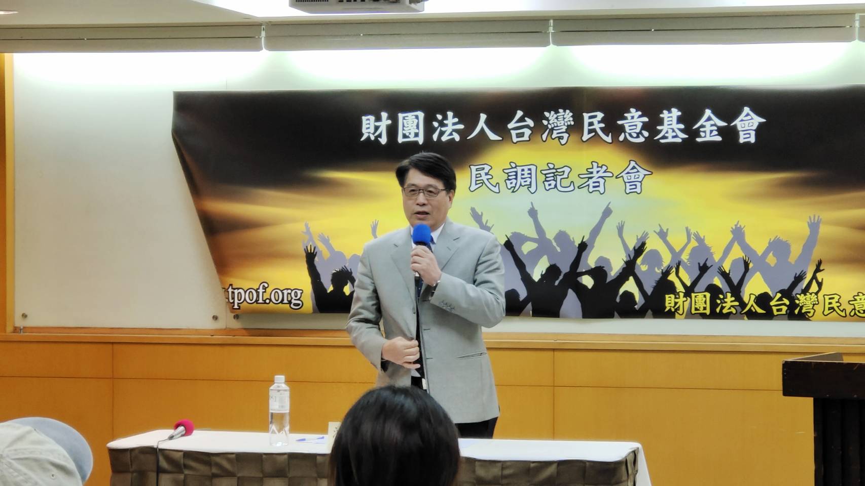 台灣民意基金會董事長游盈隆。(資料照片/王韋婷攝)