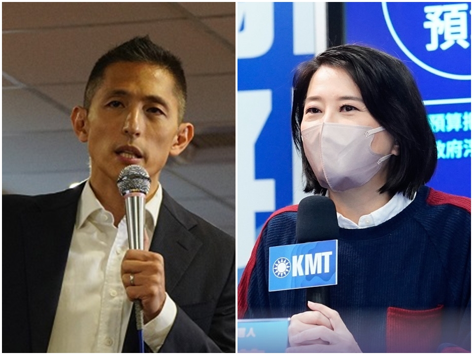 吳怡農與王鴻薇20日為了財稅政策隔空過招。(合成圖/吳怡農、王鴻薇臉書)