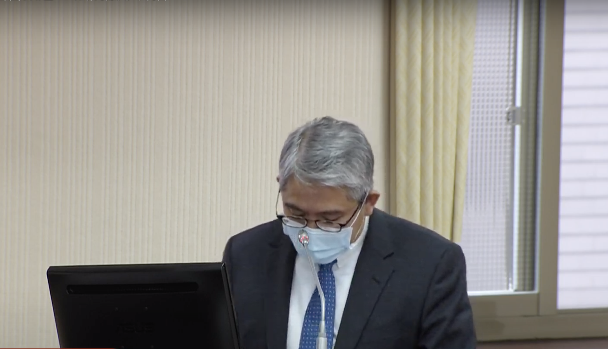 內政部代理部長花敬群21日列席立法院內政委員會，就政院版《平均地權條例》修正案提出說明。(林詠青 攝)