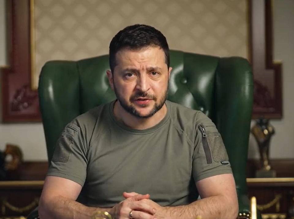 烏克蘭總統澤倫斯基(Volodymyr Zelensky)。(圖：澤倫斯基推特)