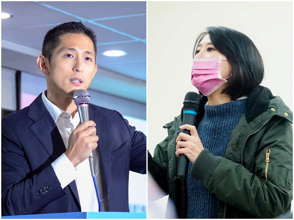 吳怡農提北基汐止合併拚競爭力，王鴻薇譏去選總統。(合成圖/臉書)