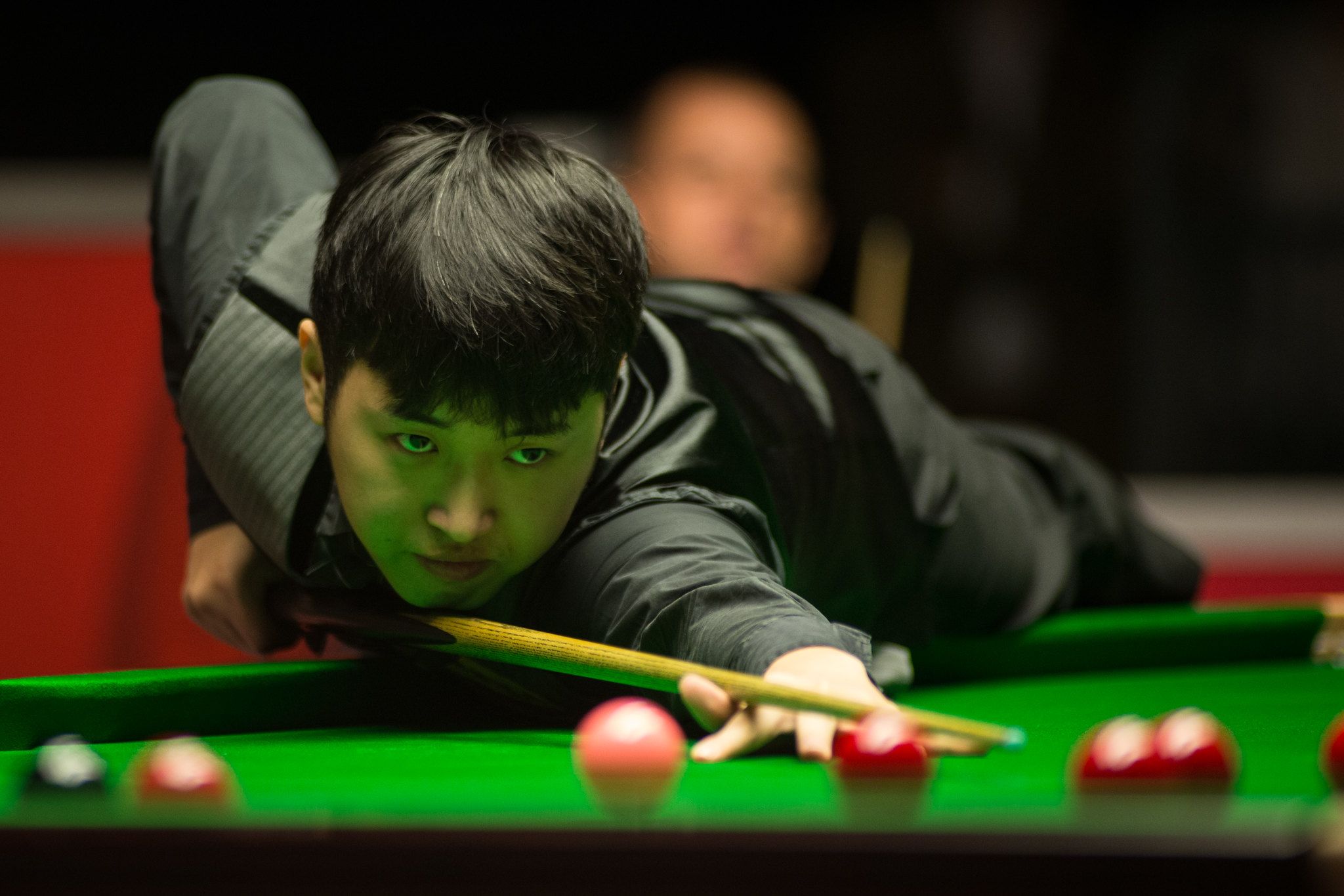 中國斯諾克選手陳子凡。 (圖:微博)