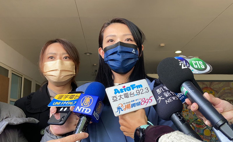 新竹市長高虹安（中）受訪。 (資料照片/中央社)