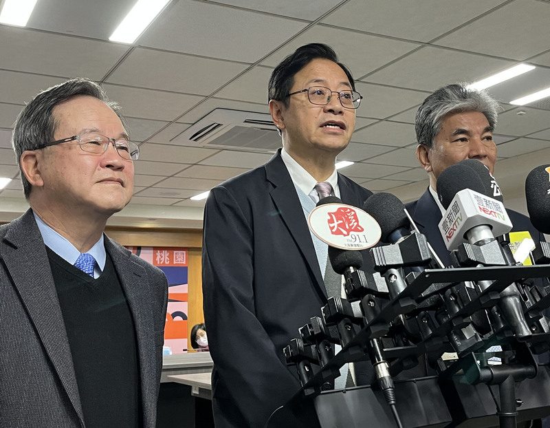 桃園市長張善政（中）(資料照片/中央社)