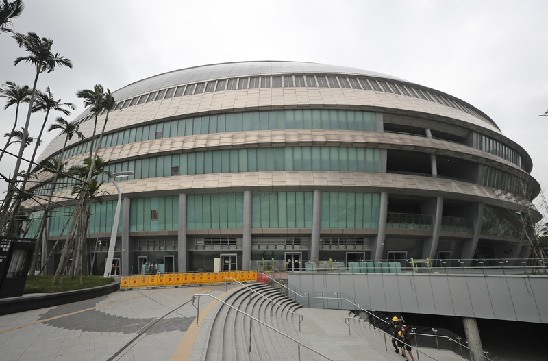 圖為大巨蛋外觀  (資料 照片/中央社)