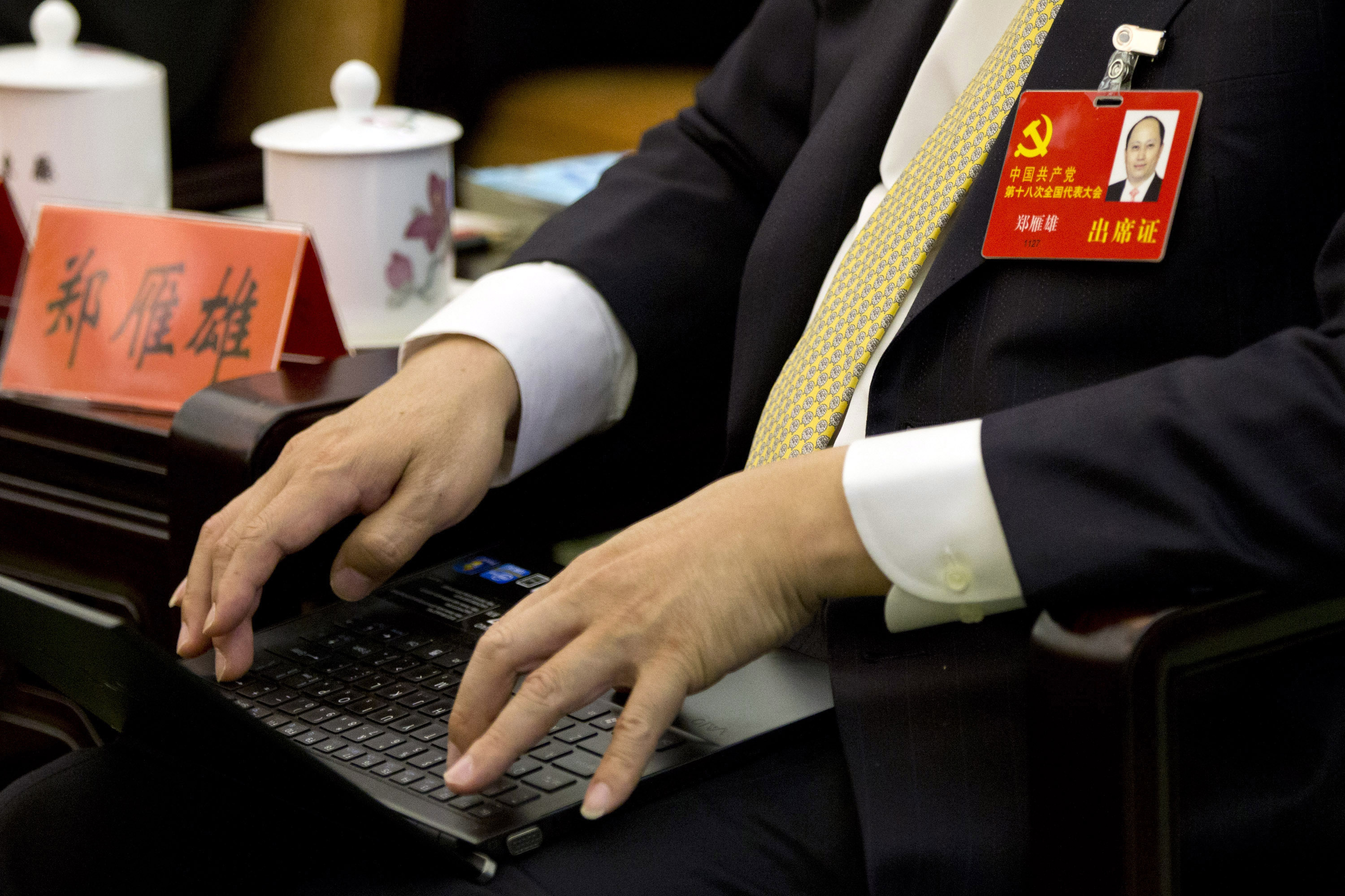 香港中聯辦主任鄭雁雄(Zheng Yanxiong)。(美聯社/達志影像)