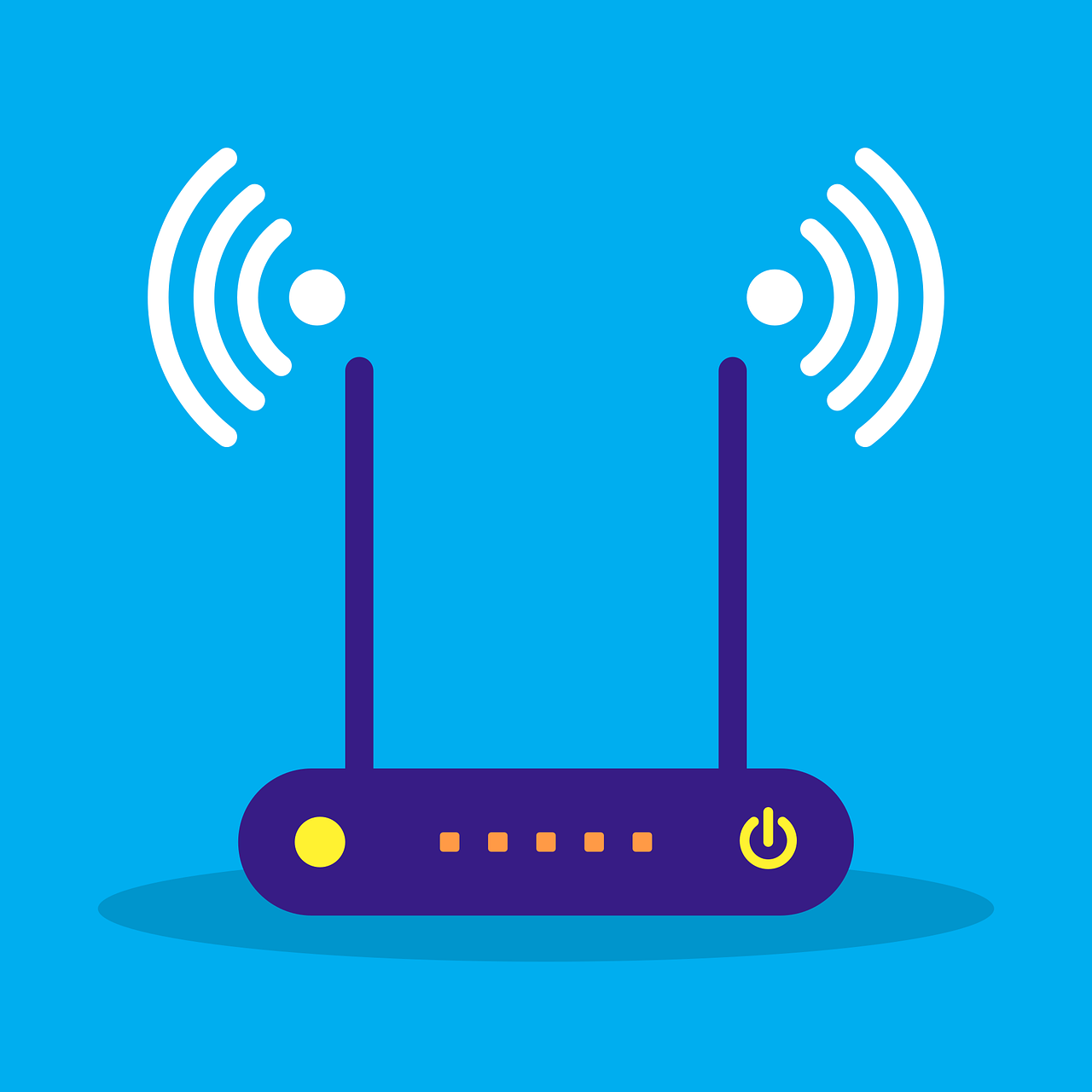 WiFi分享器。示意圖。 (pixabay圖庫)