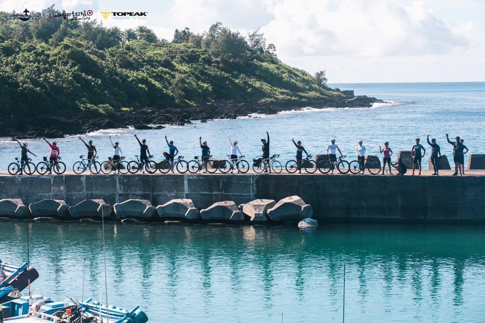 《火箭人實驗室》在屏東四重溪打造屏東青年旅創基地，舉辦單車揪騎活動。（圖：受訪者提供）