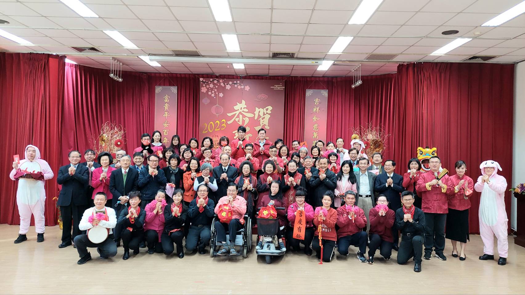 監察院30日舉行新春團拜。(歐陽夢萍 攝)