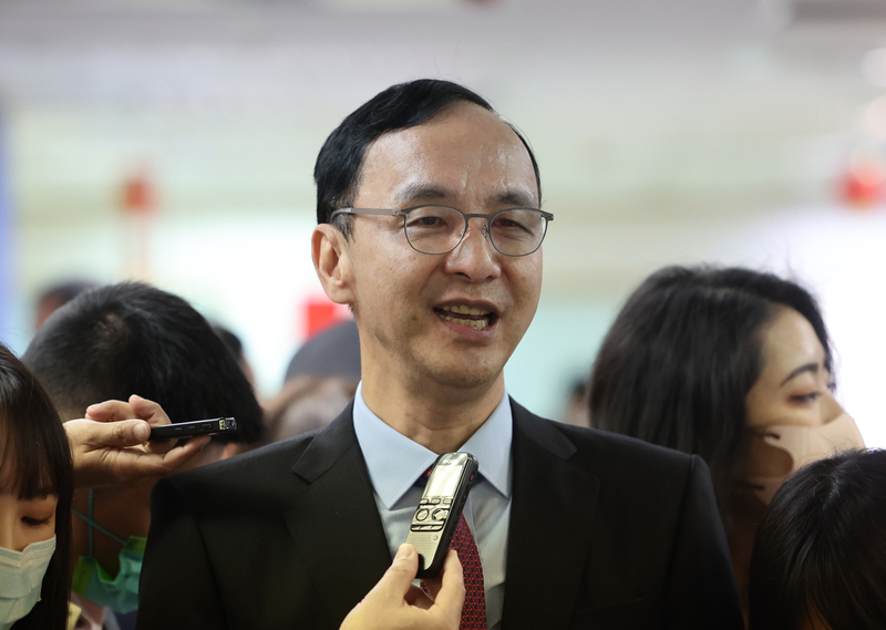 國民黨主席朱立倫9日表示，副主席夏立言赴中訪問目的很清楚，就是交流對話。(資料照/圖：中央社)