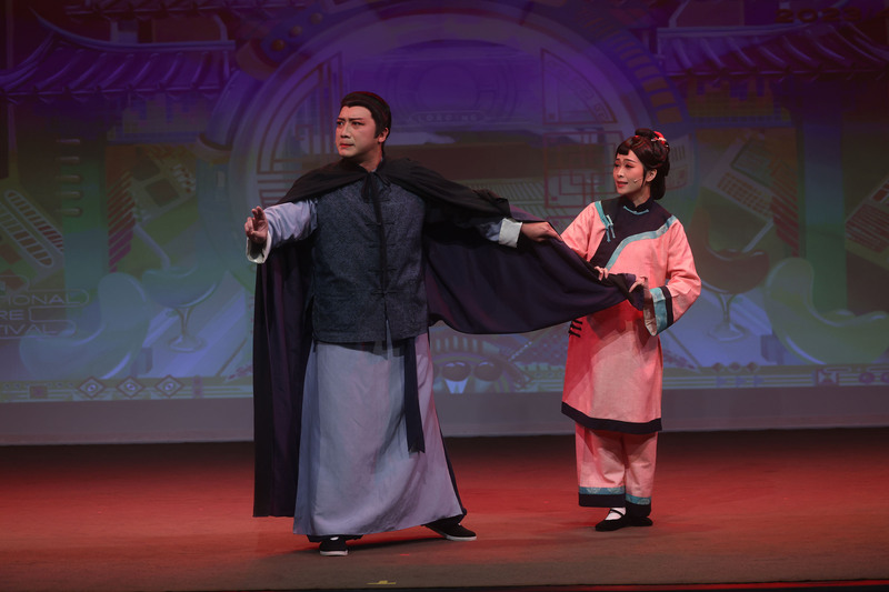 榮興客家採茶劇團演出劇碼「少年英雄」精彩片段。中央社記者吳家昇攝  112年1月31日 (圖：中央社)