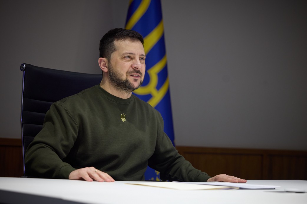 烏克蘭總統澤倫斯基(Volodymyr Zelensky)。 (圖:烏克蘭總統府)