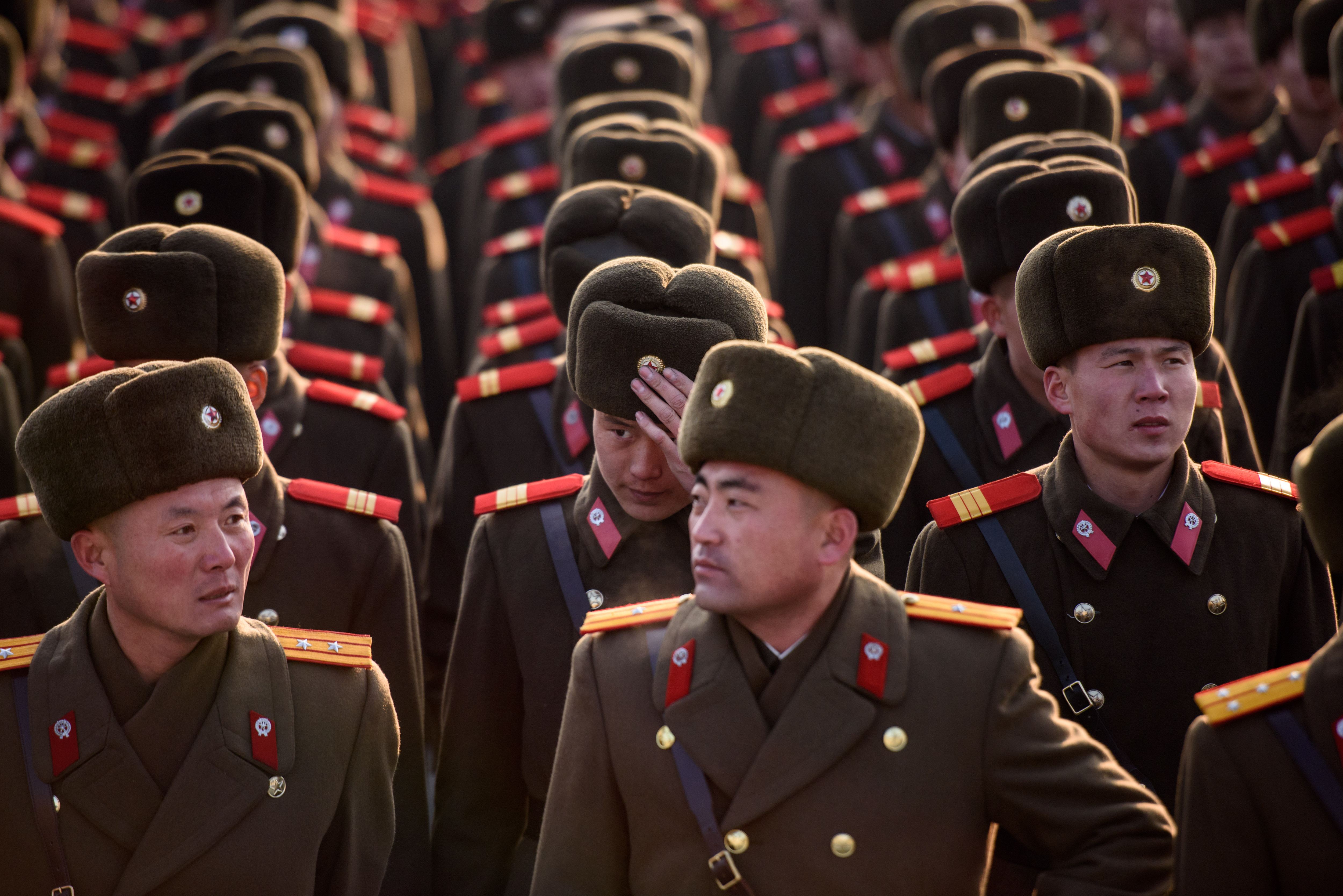 圖為北韓士兵。(AFP)