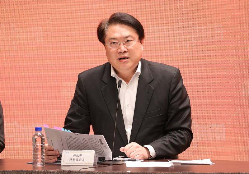 內政部長林右昌。(資料照／中央社)