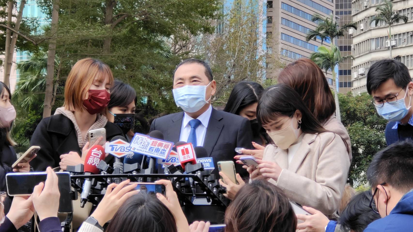 新北市長侯友宜。(王韋婷攝)