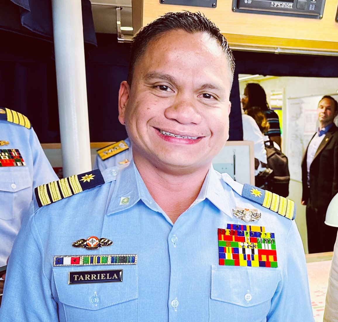 菲律賓海岸防衛隊南海事務發言人塔里艾拉(Jay Tarriela)表示，與美國的協商已進展到超越初期階段，進行聯合巡防的可能性相當高。(推特@jaytaryela)
