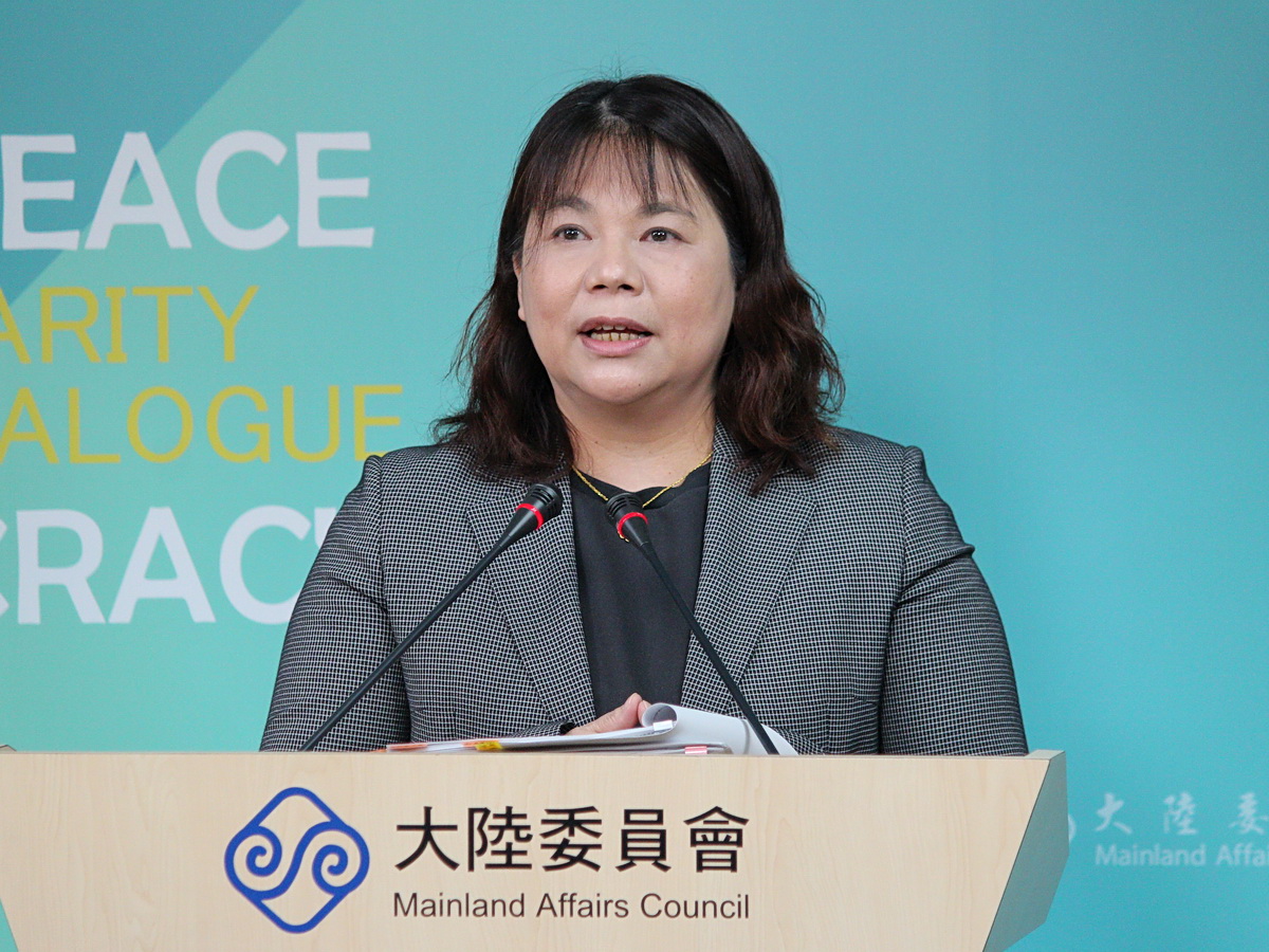 陸委會副主委李麗珍23日表示，兩岸交流必須回到當初開放的本意，不應設置一個損害又矮化台灣的政治前提 (央廣記者王照坤 攝)