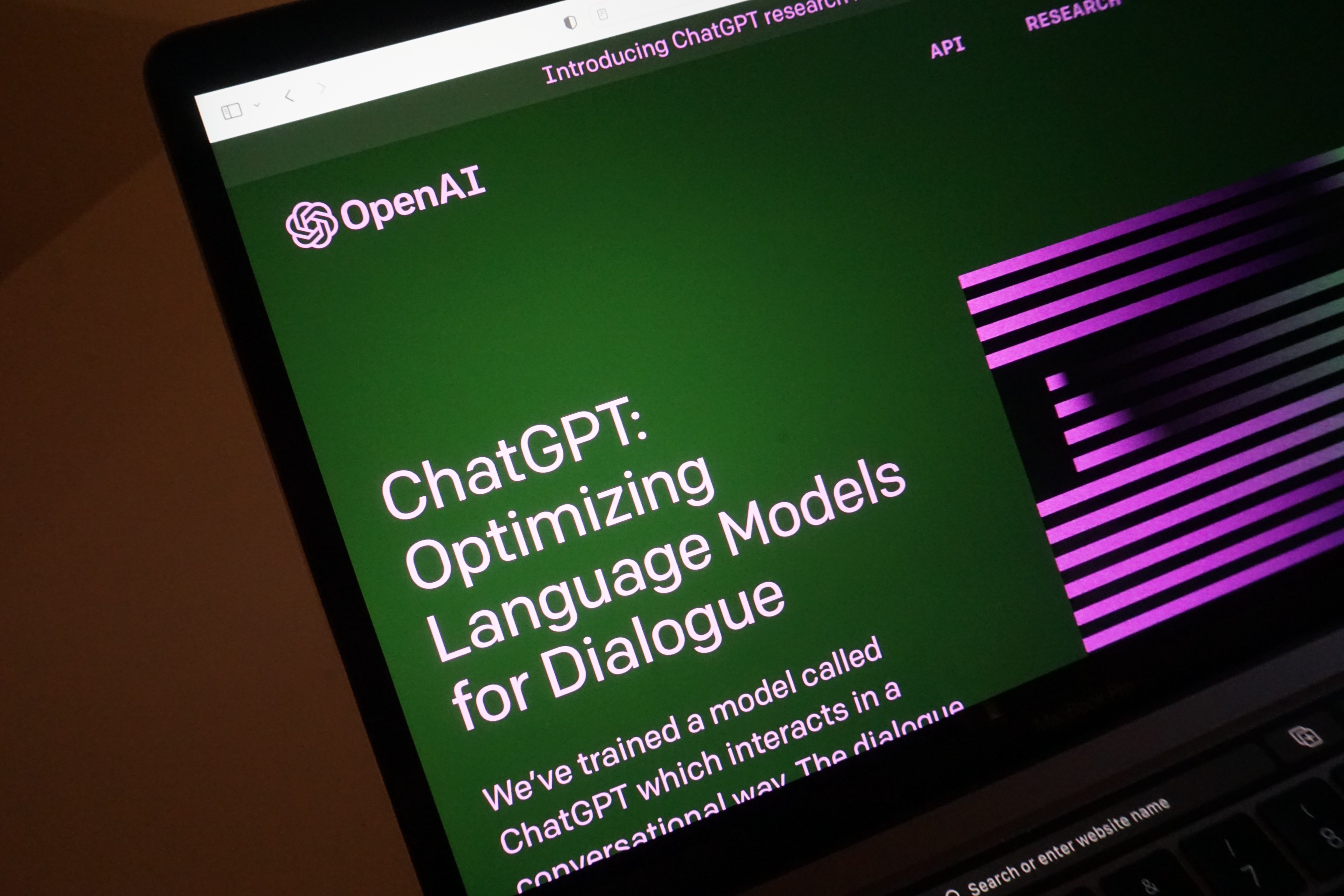美國OpenAI推出聊天機器人ChatGPT。(unsplash圖庫)
